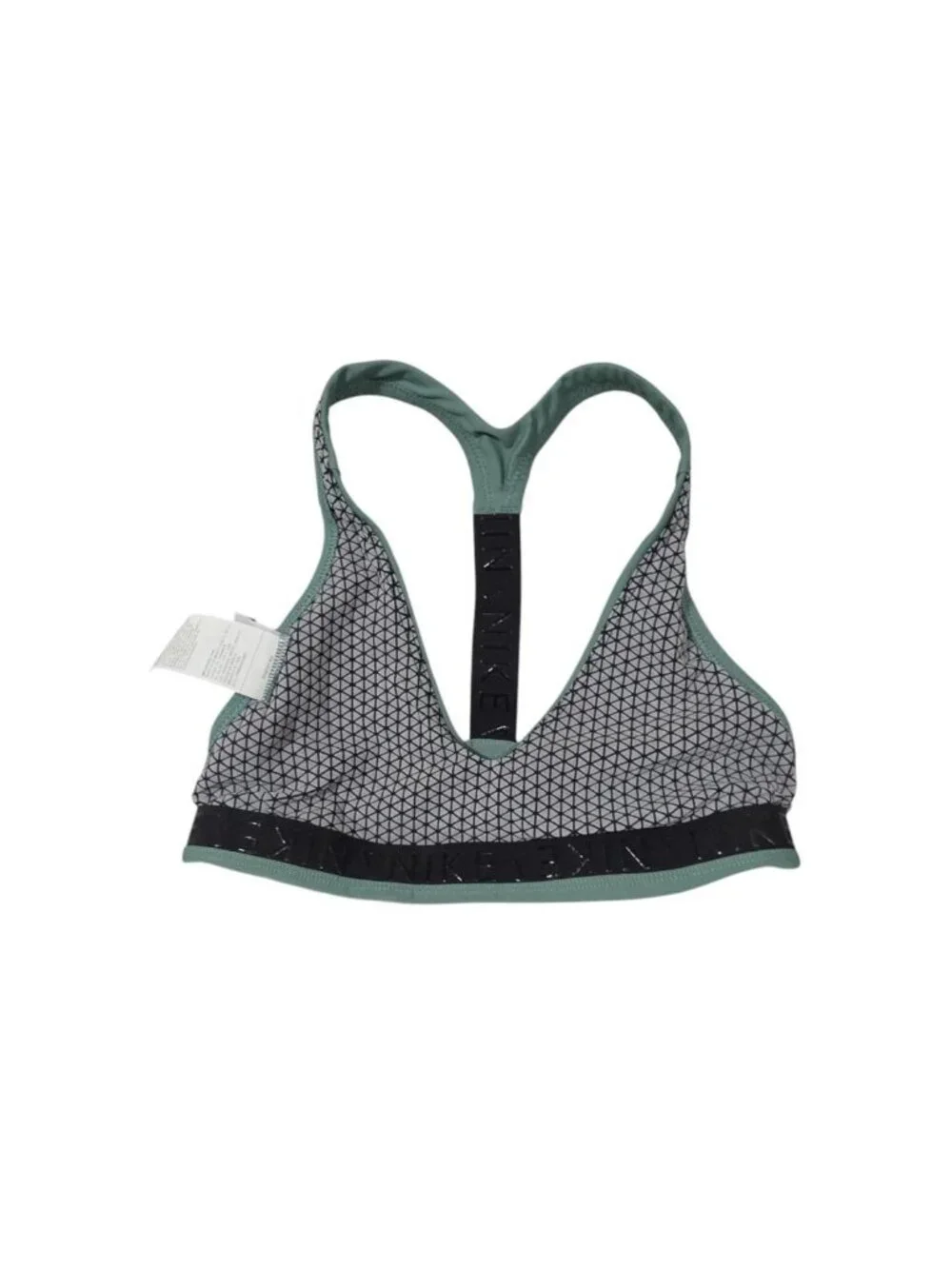 Nike Swim HydraLock Fusion Back Green Bikini Top NESSC188-302 Womens LARGE NWT